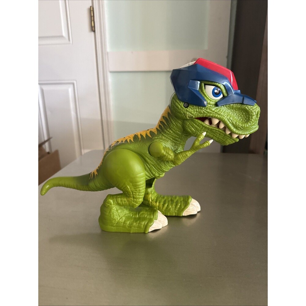 Playskool Heroes Chomp Squad Troopersaurus Dinosaur. tested/works. pre-owned